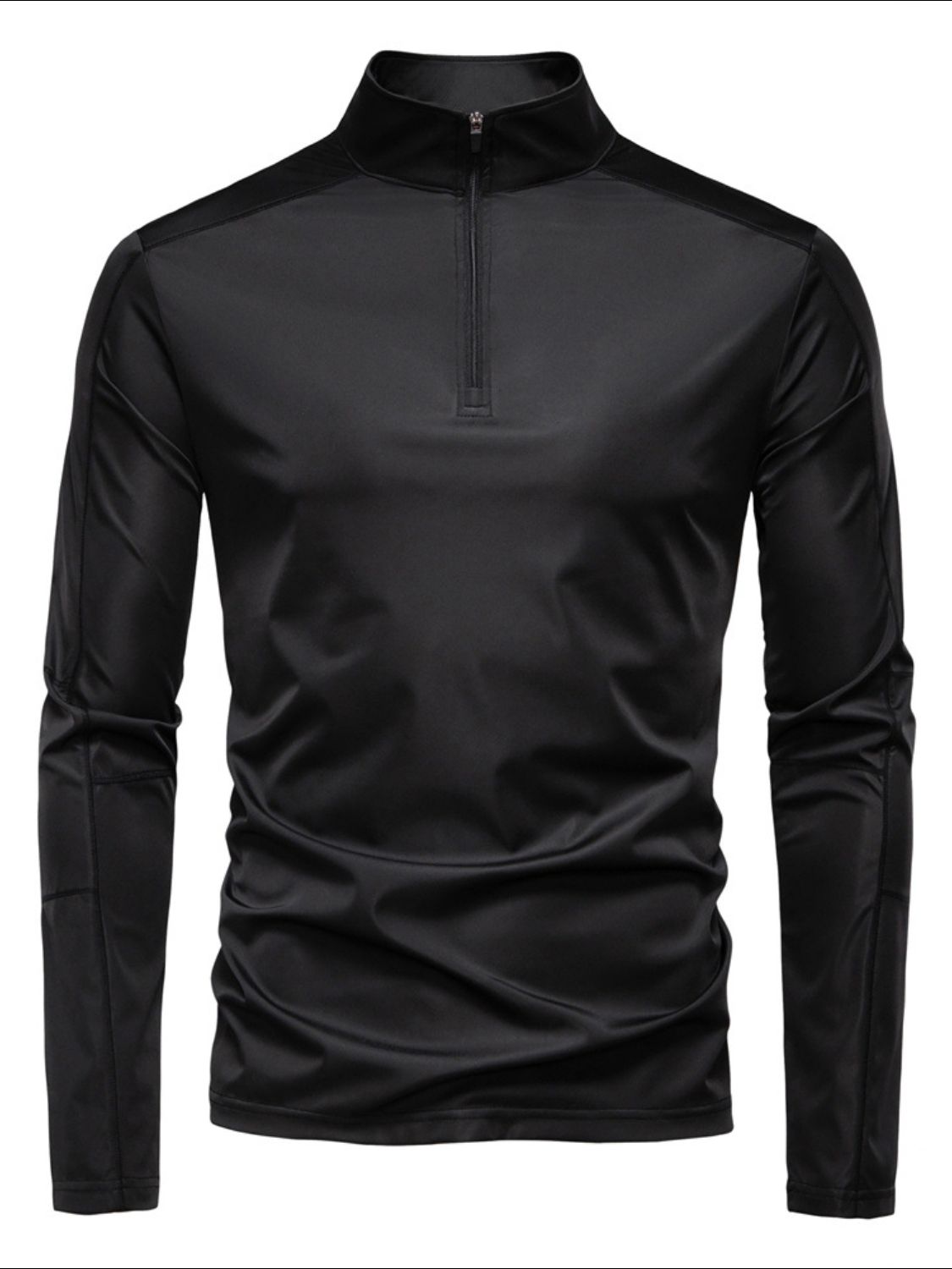 Men's Sun Protection Long Sleeve Half-Zip T-Shirt
