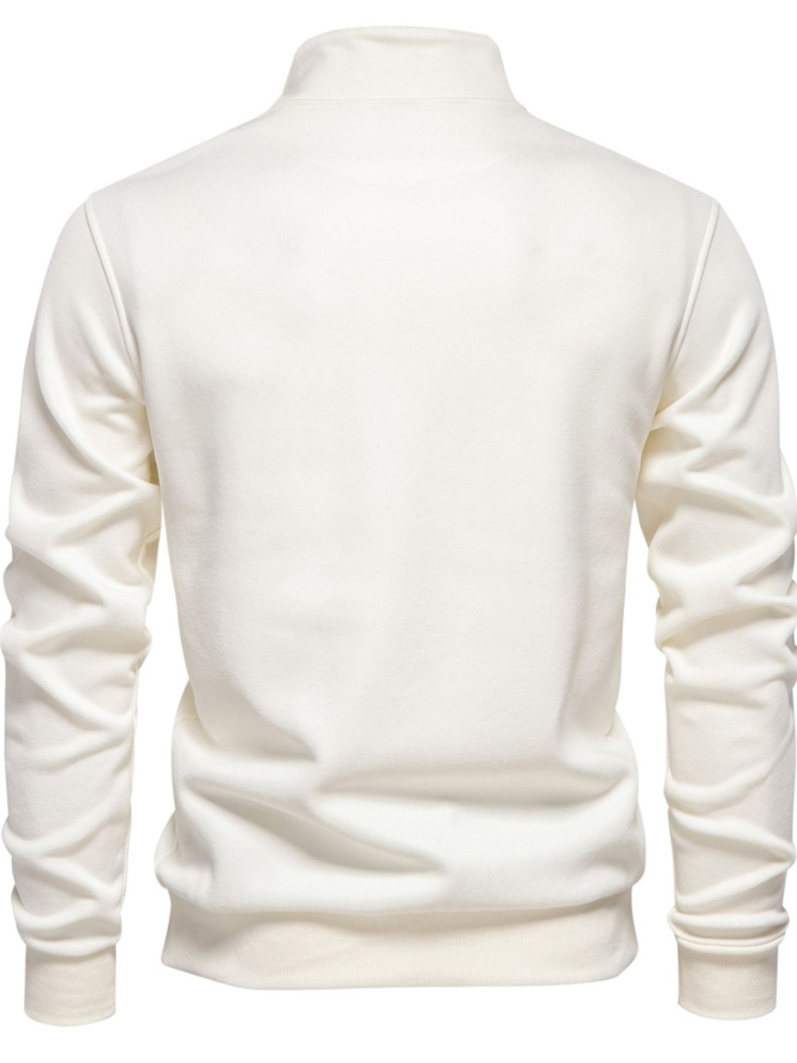 Men's Quarter Zip Long Sleeve Sweatshirt