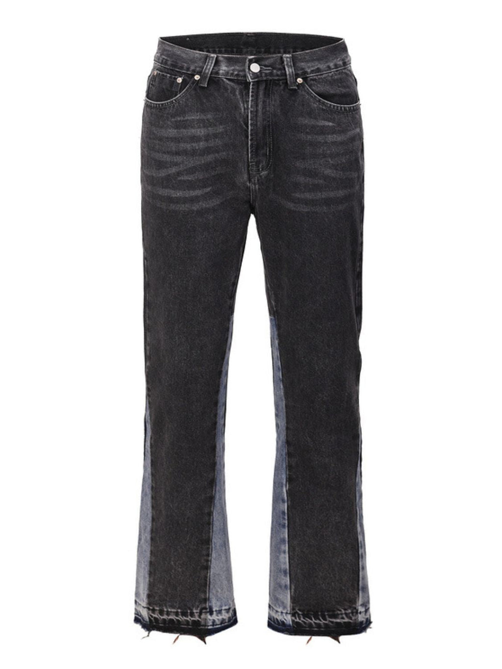 Men's Washed Bootcut Jeans