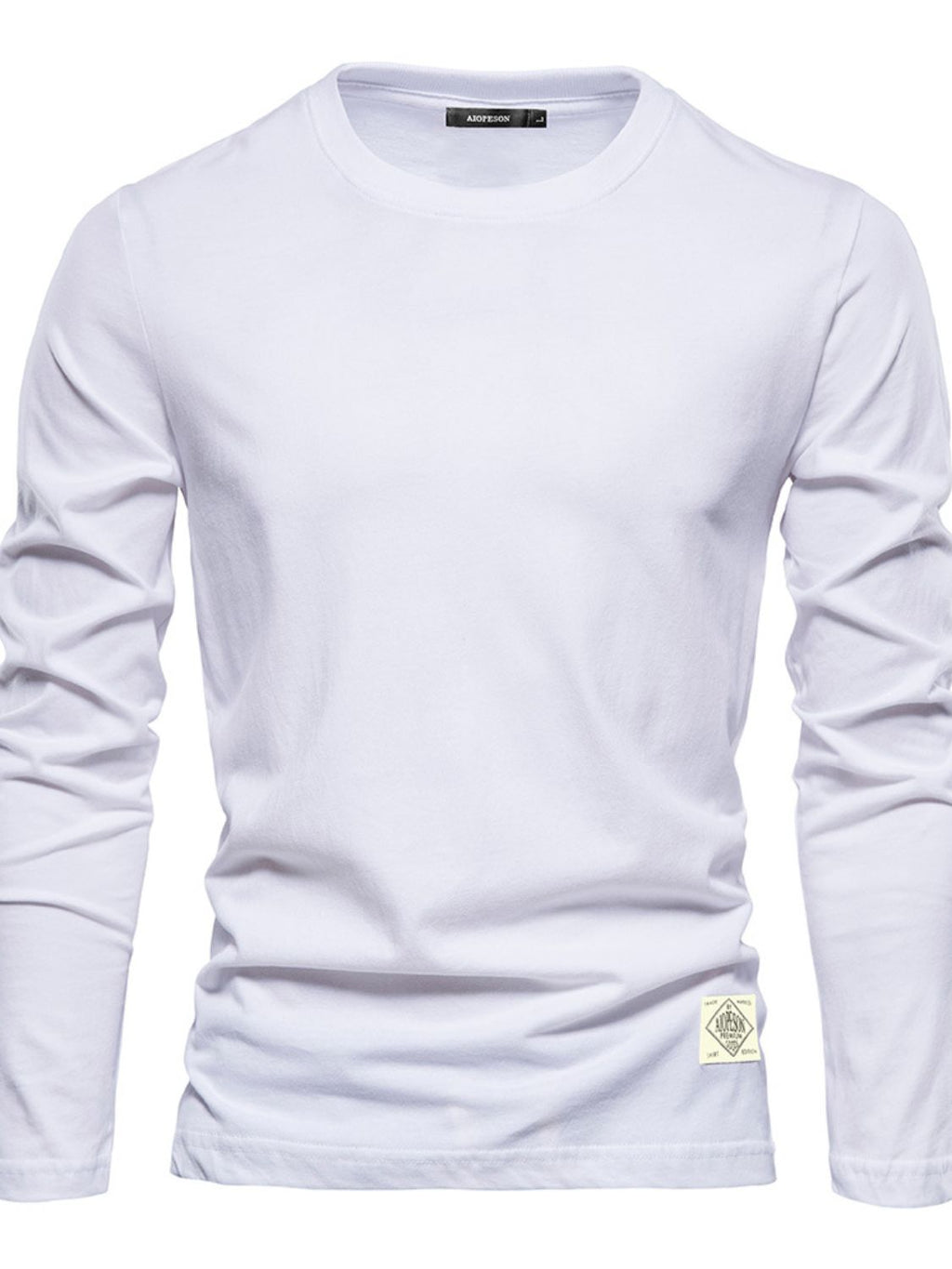 Men's Round Neck Long Sleeve T-Shirt
