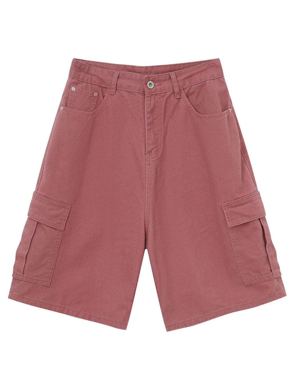 Men's Mid Rise Denim Shorts with Cargo Pockets