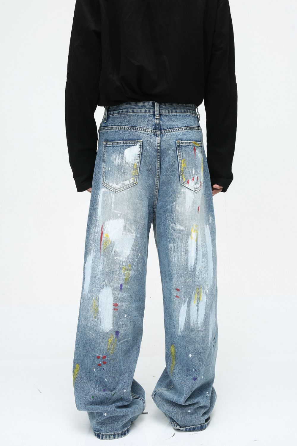 Painting Jeans with Pockets