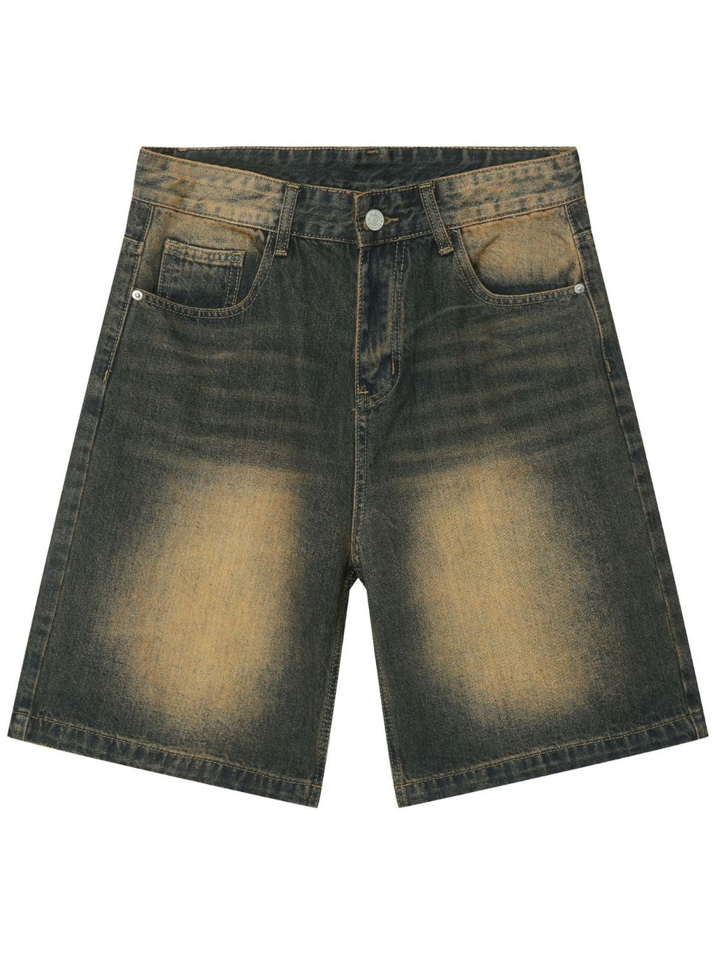 Men's Wasteland Style Demin Shorts with Pockets