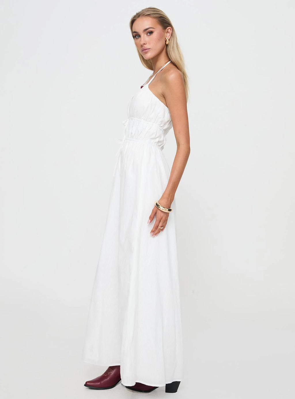 Dalston Maxi Dress White