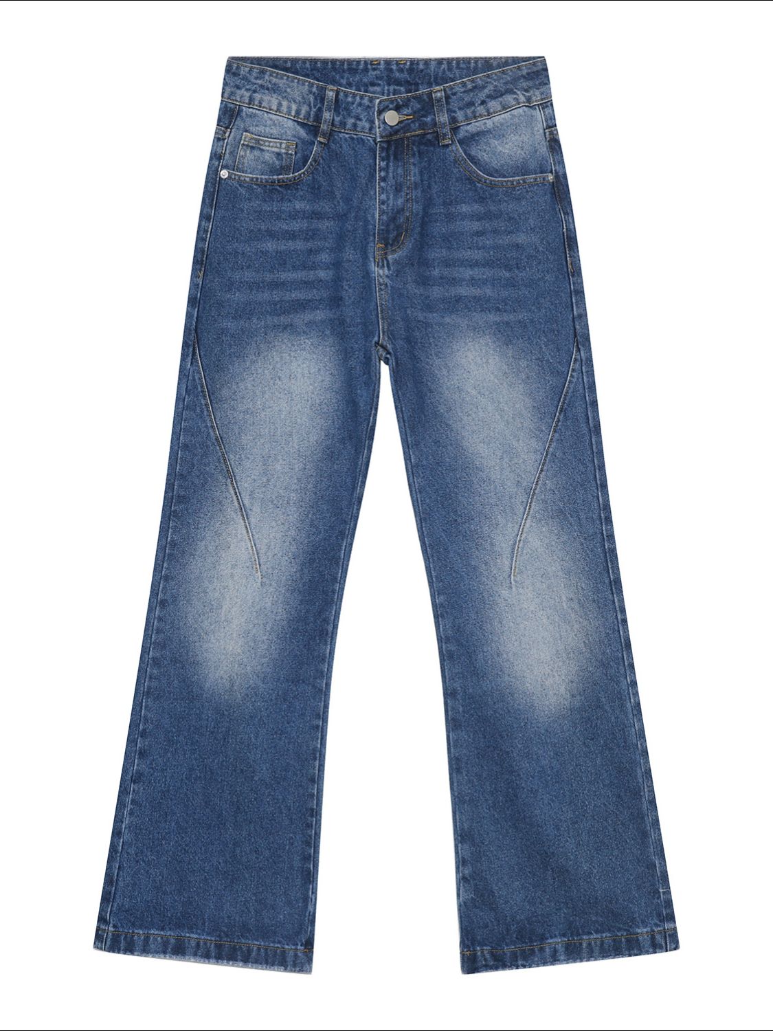 Men's Mid Rise Jeans with Pockets