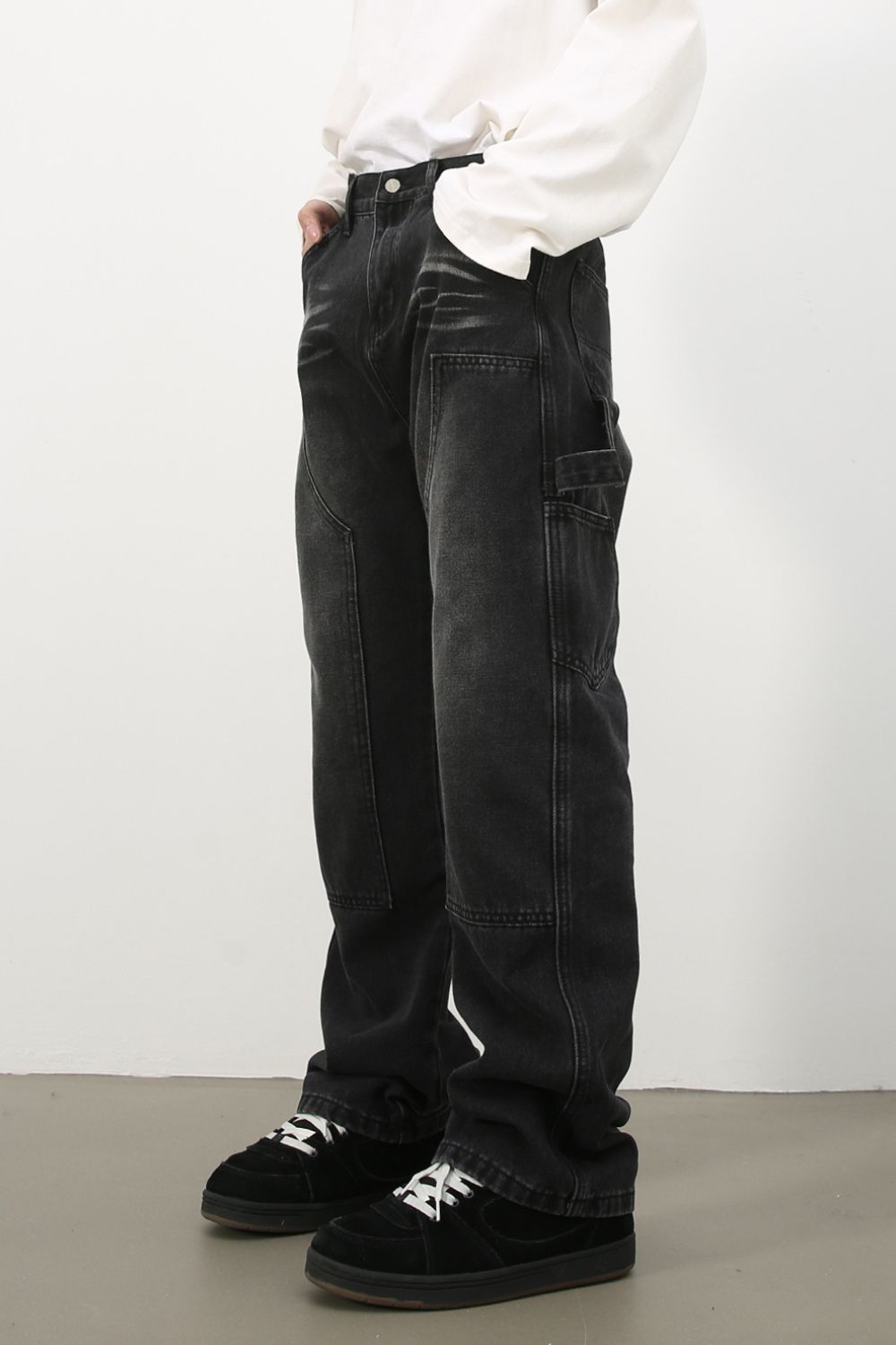 Men's Baggy Jeans with Pockets