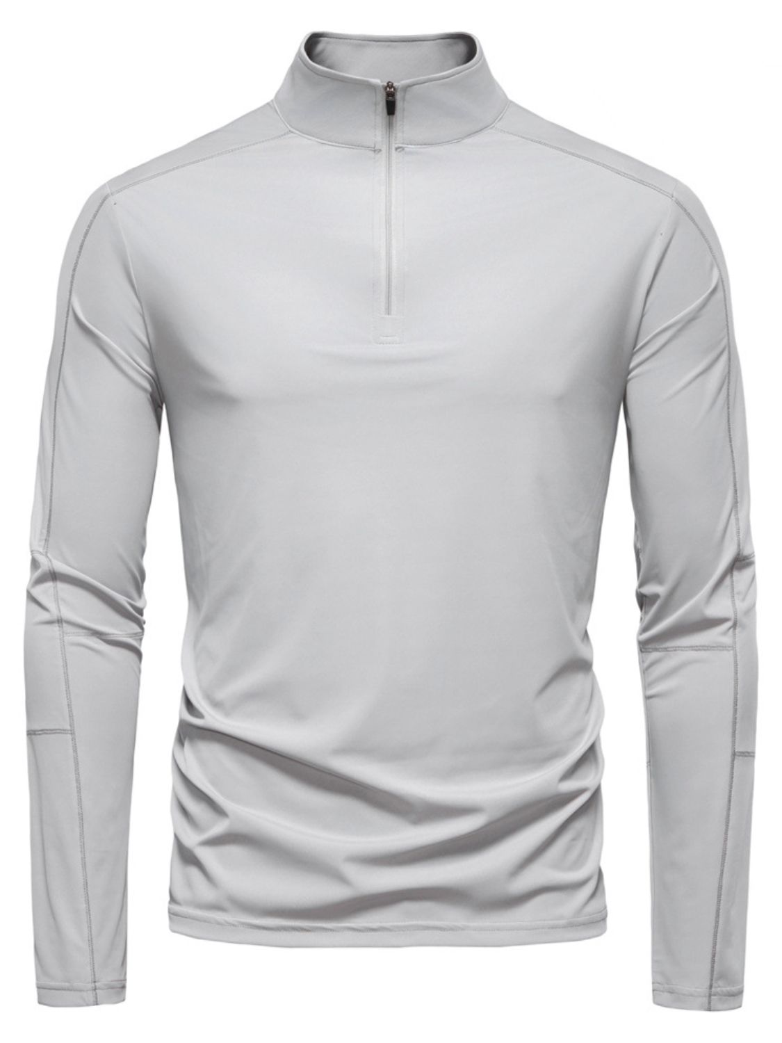 Men's Sun Protection Long Sleeve Half-Zip T-Shirt