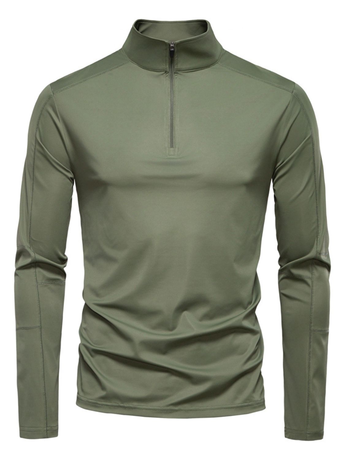 Men's Sun Protection Long Sleeve Half-Zip T-Shirt