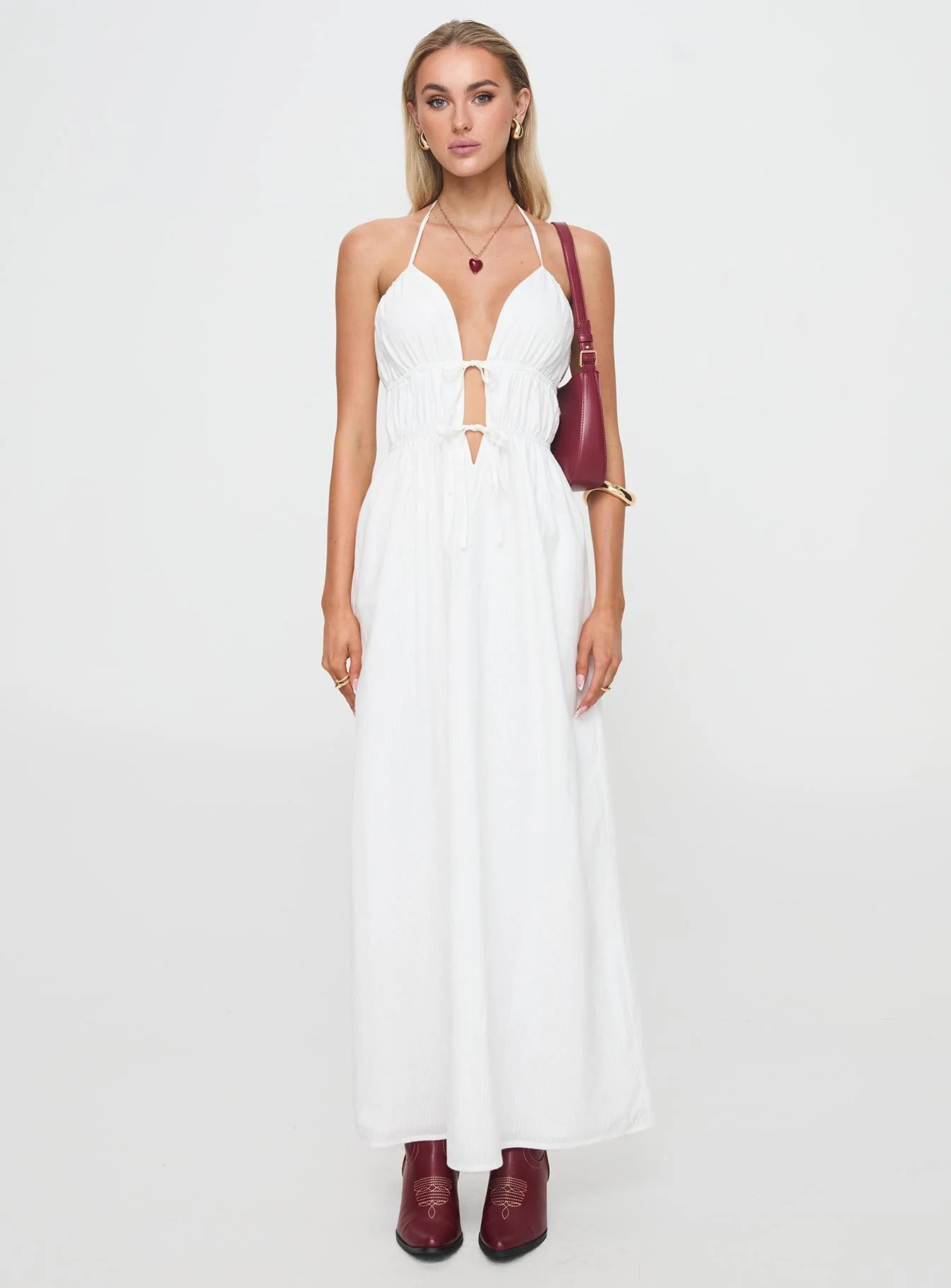 Dalston Maxi Dress White