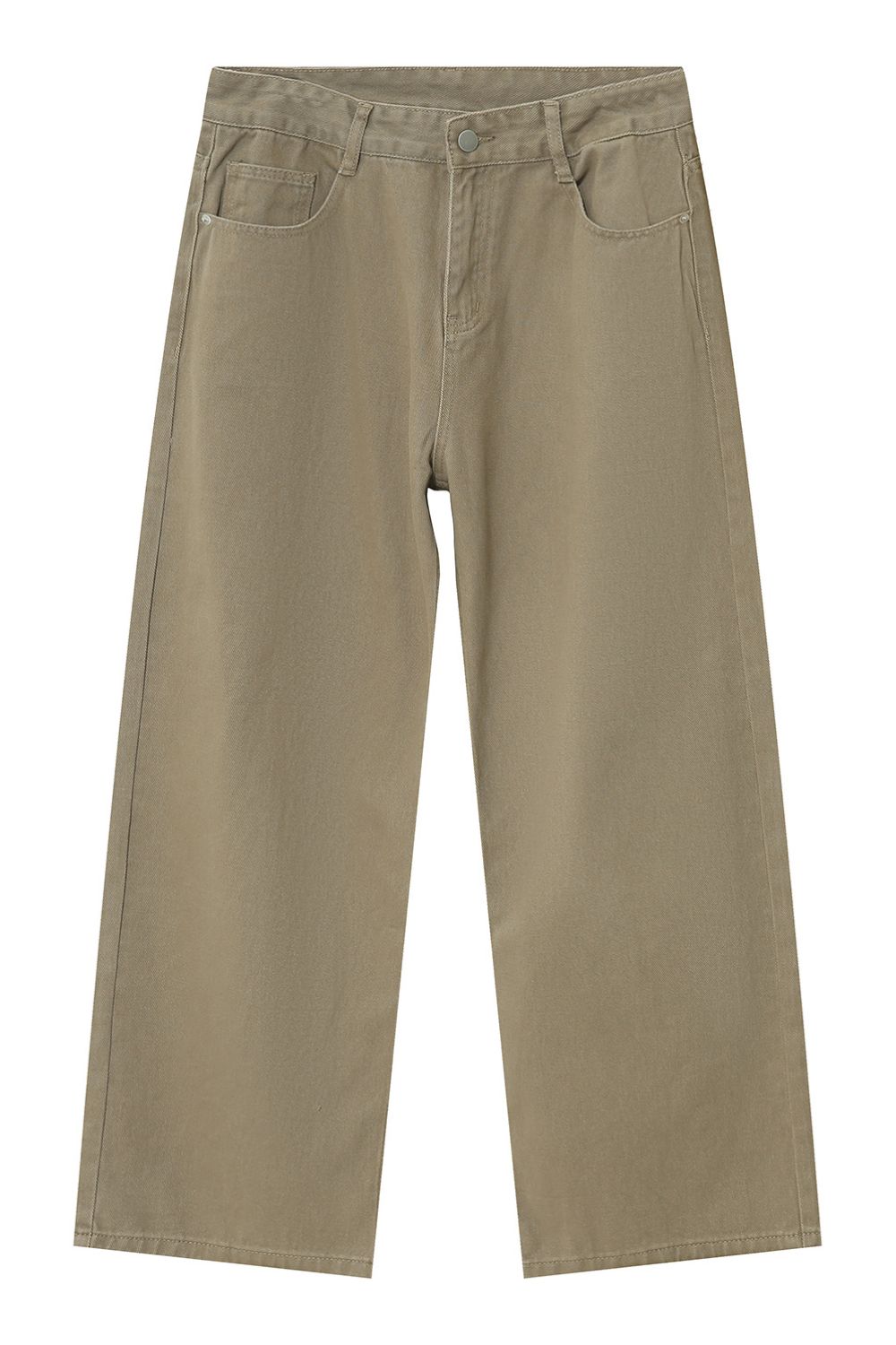 Pocketed Wide Leg Men's Jeans