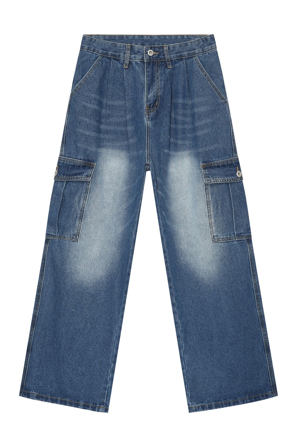 Baggy Jeans with Cargo Pockets