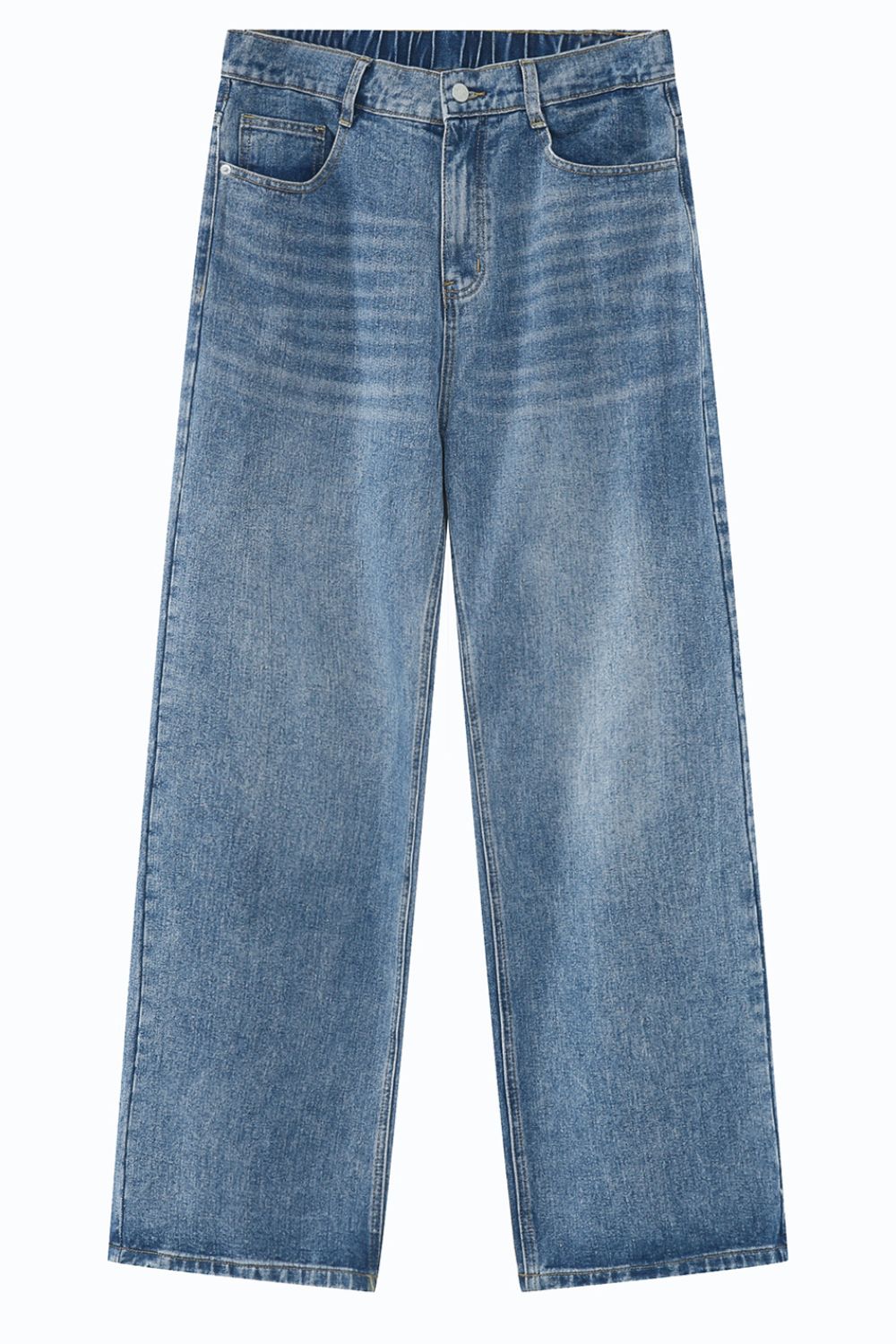 Wide Leg Jeans with Pockets