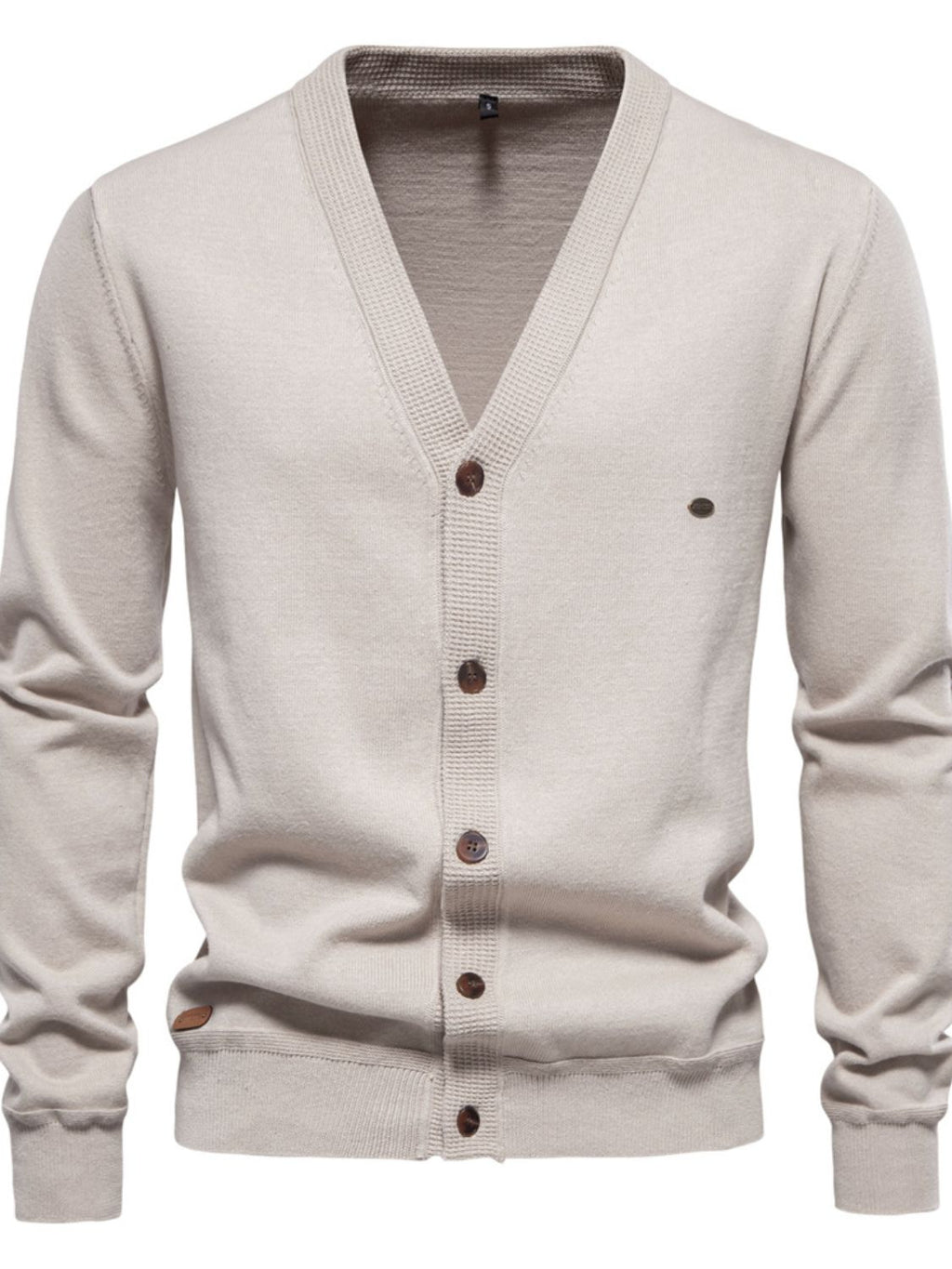 Men's Button Down V-Neck Cardigan