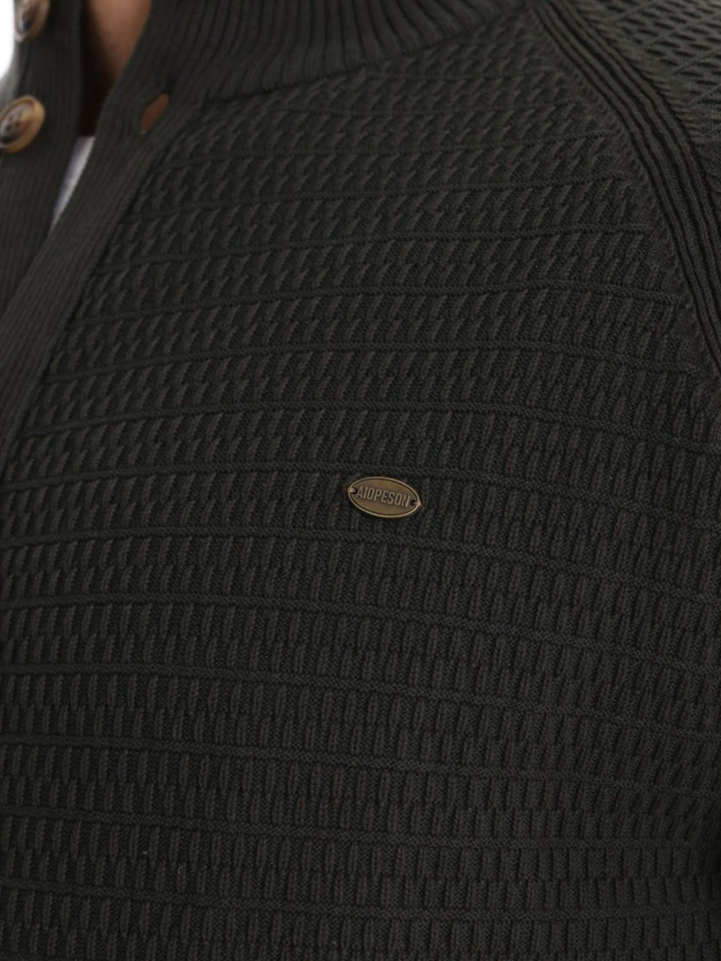 Men's Button Down Long Sleeve Cardigan