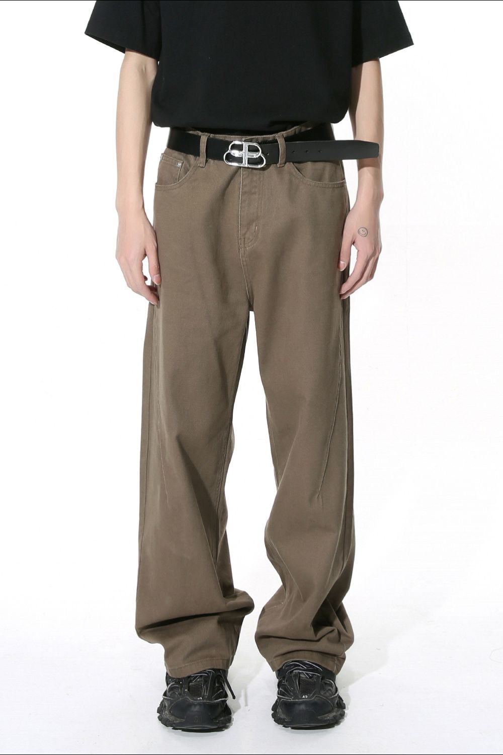 Men's Mid-Rise Straight-Leg Jeans