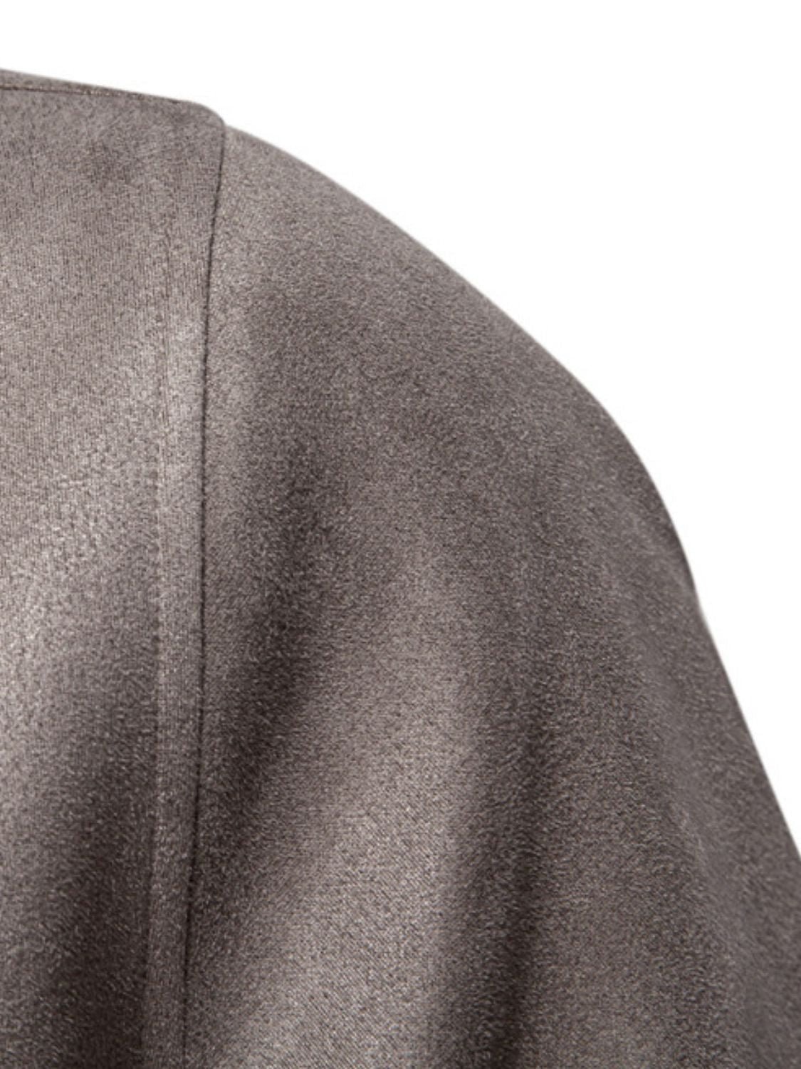 Men's Baseball Collar Snap Down Jacket