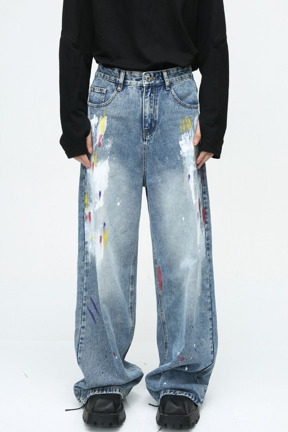 Painting Jeans with Pockets