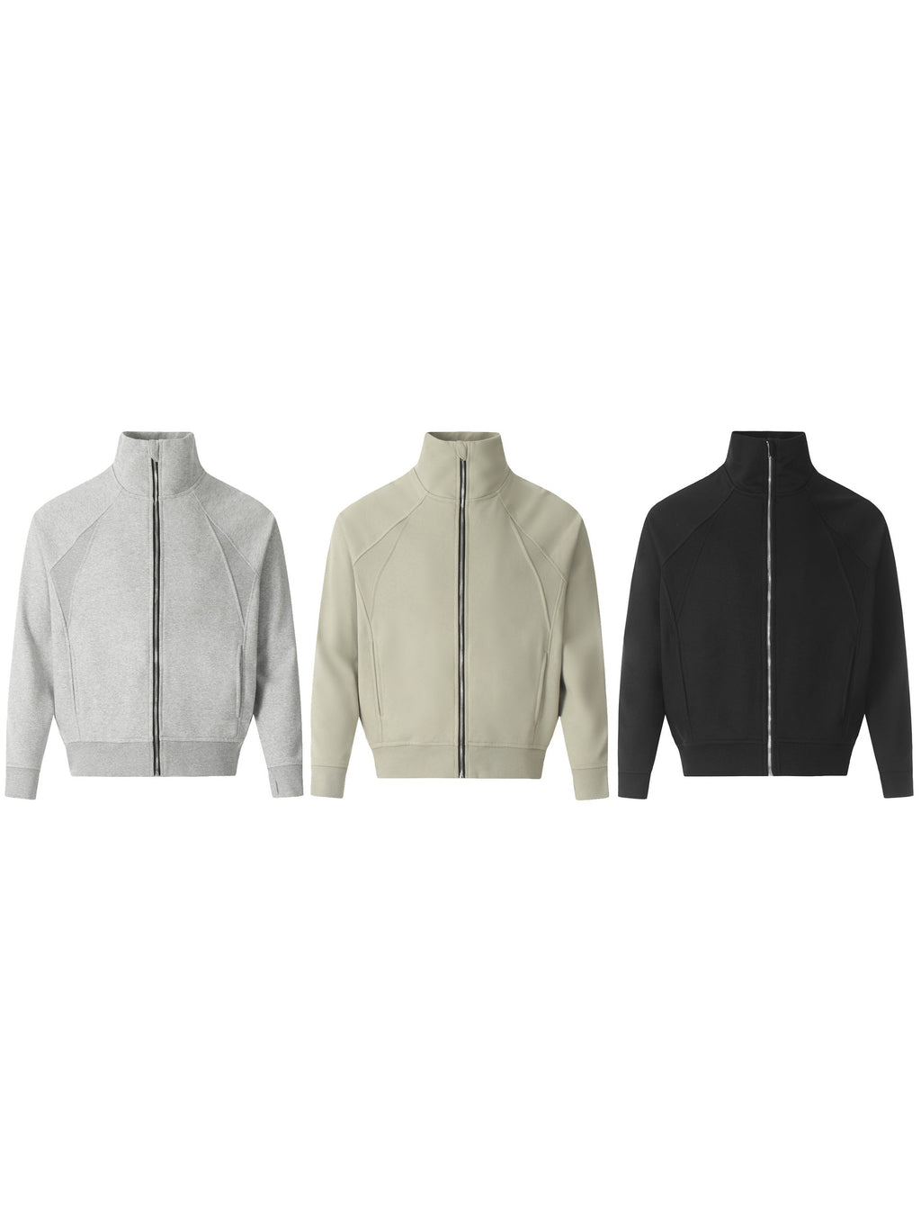 Men's Zip Up Stand Collar Jacket