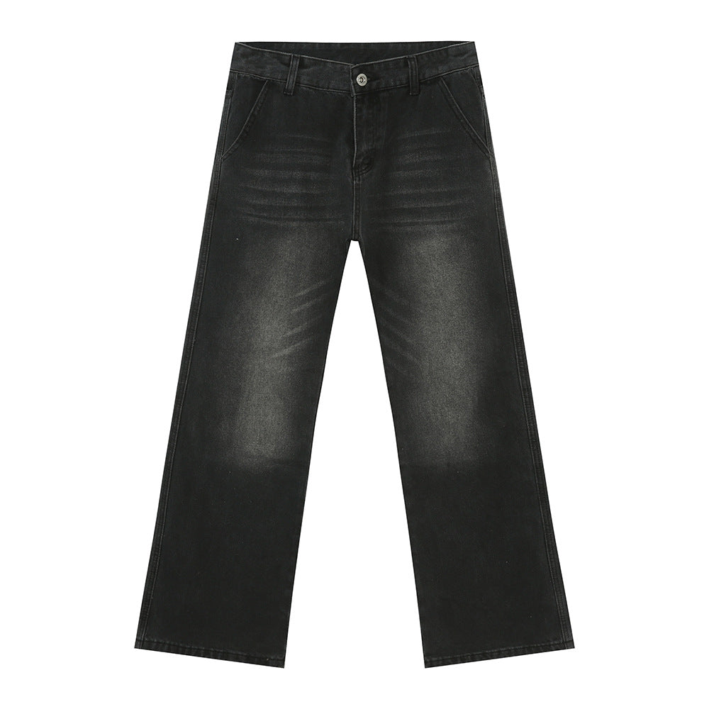 Mid Rise Jeans with Pockets