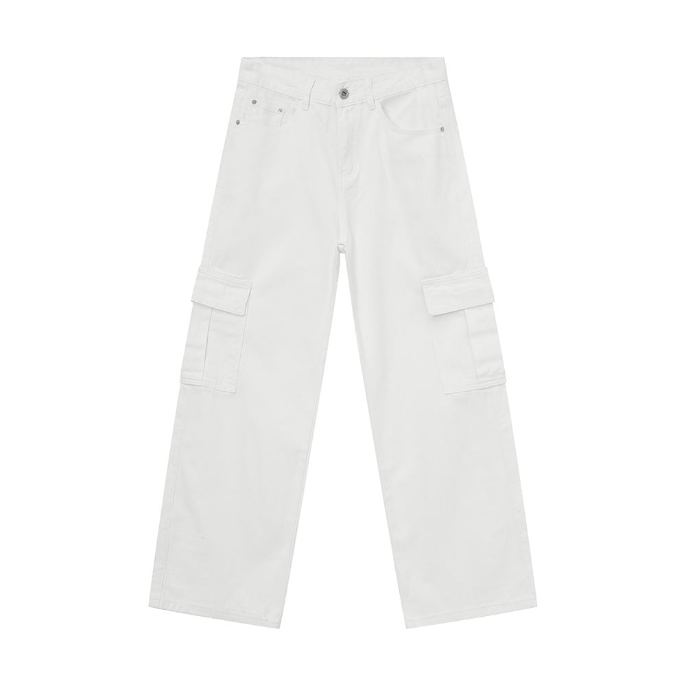Wide Leg Cargo Jeans