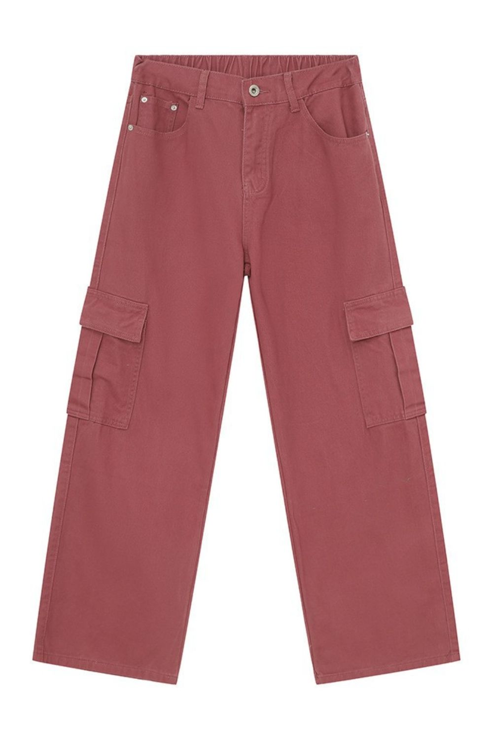 Hight Rise Wide Leg Cargo Pants