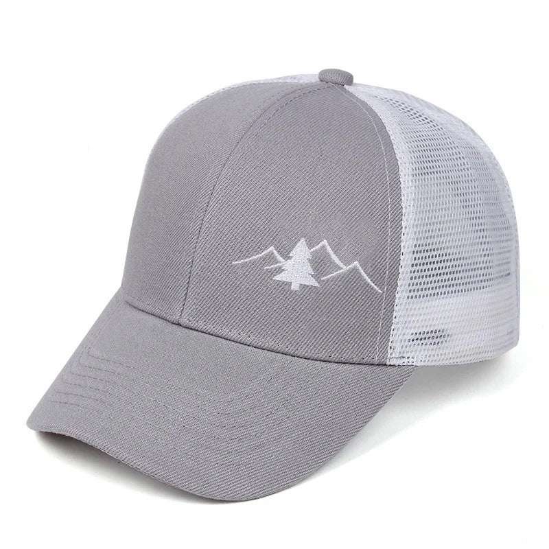 Outdoor Trucker Embroidered Baseball Cap Men