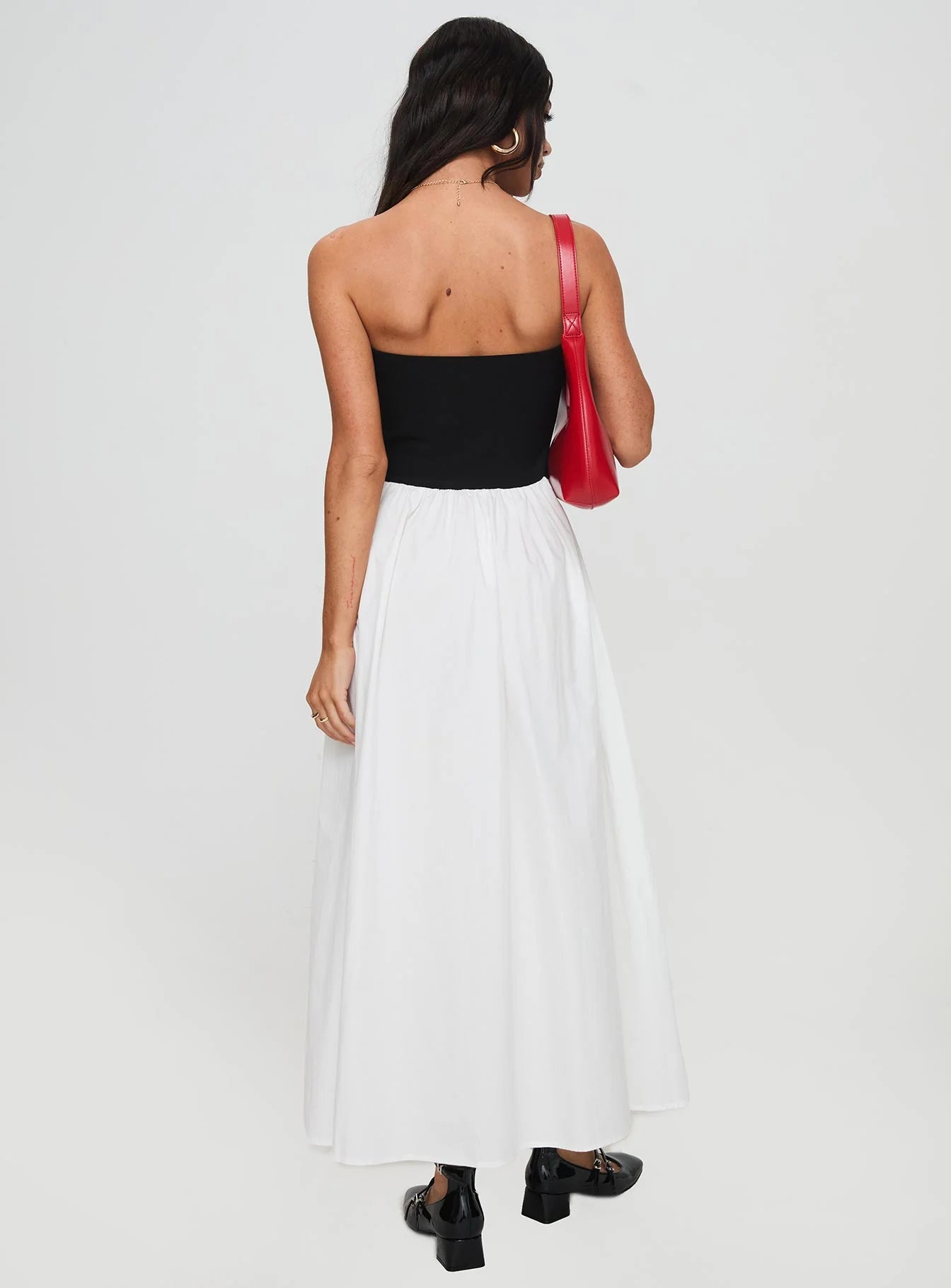 Rhett Maxi Dress Black / White