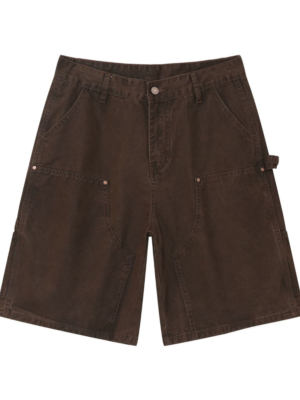 Men's Mid Rise Denim Shorts with Pockets