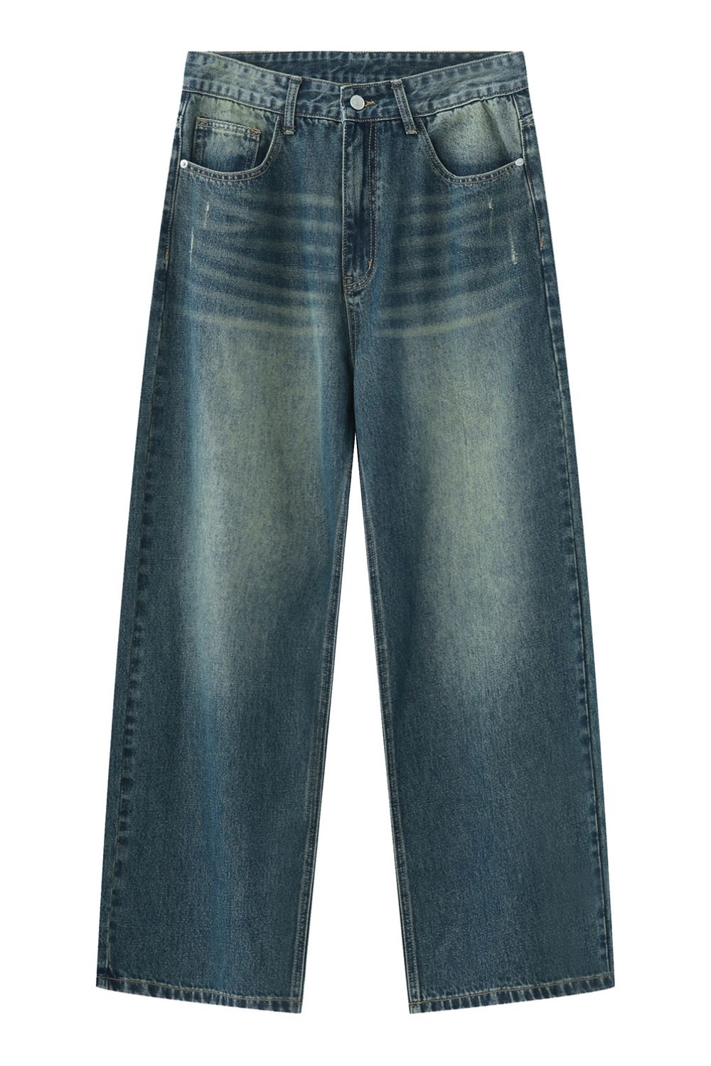 Wide Leg Jeans with Pockets