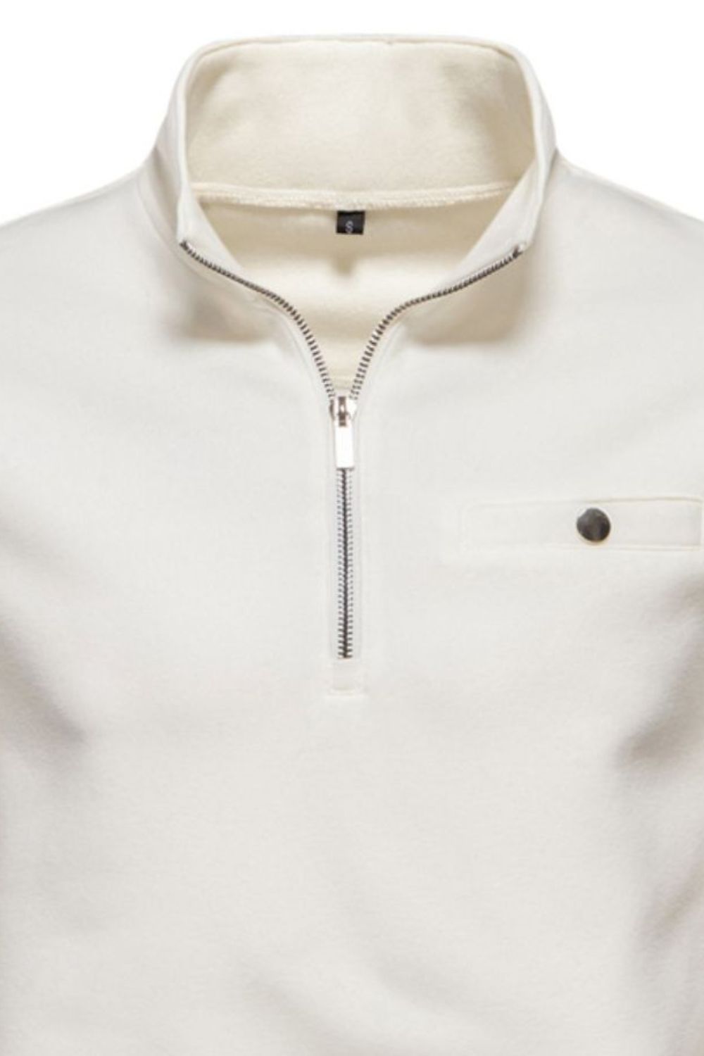 Men's Quarter Zip Long Sleeve Sweatshirt