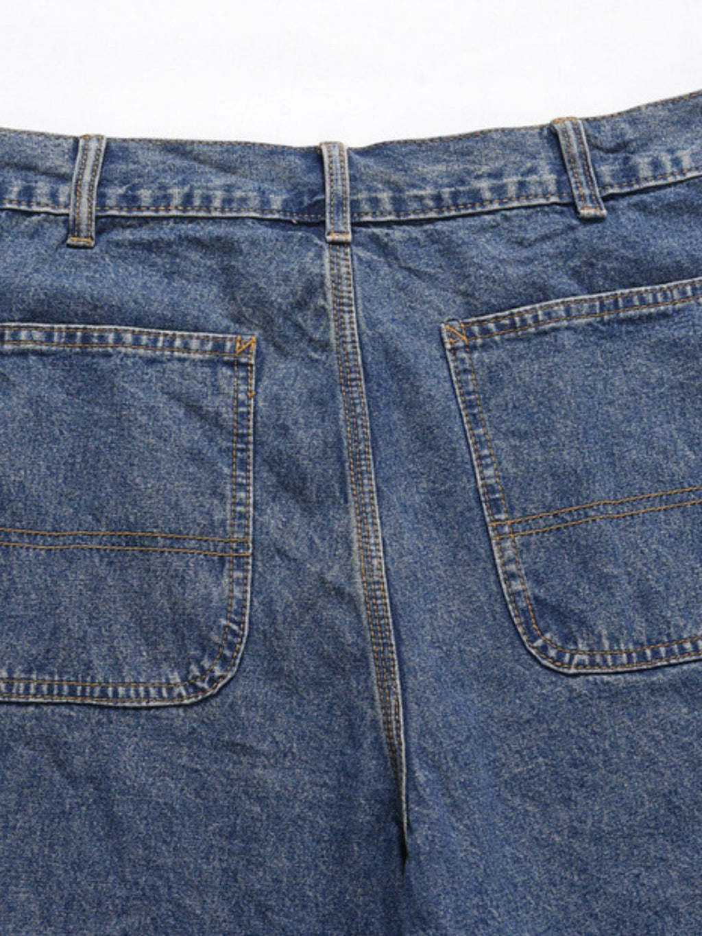 Men's Washed Denim Bermuda Shorts