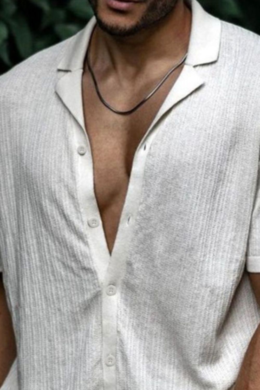 Men's Plus Size Button Up Short Sleeve Shirt