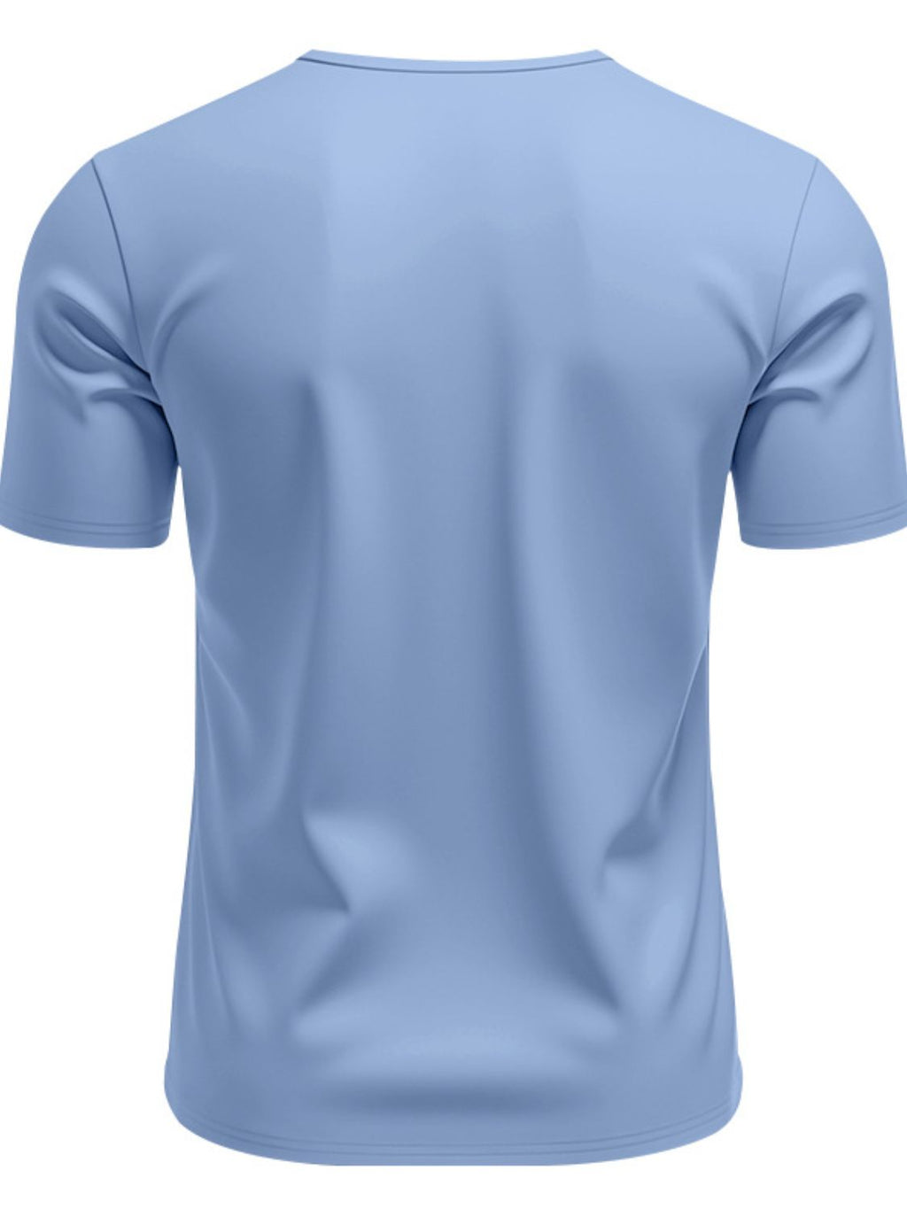 Men's Full Size Short Sleeve T-Shirt Plus Size