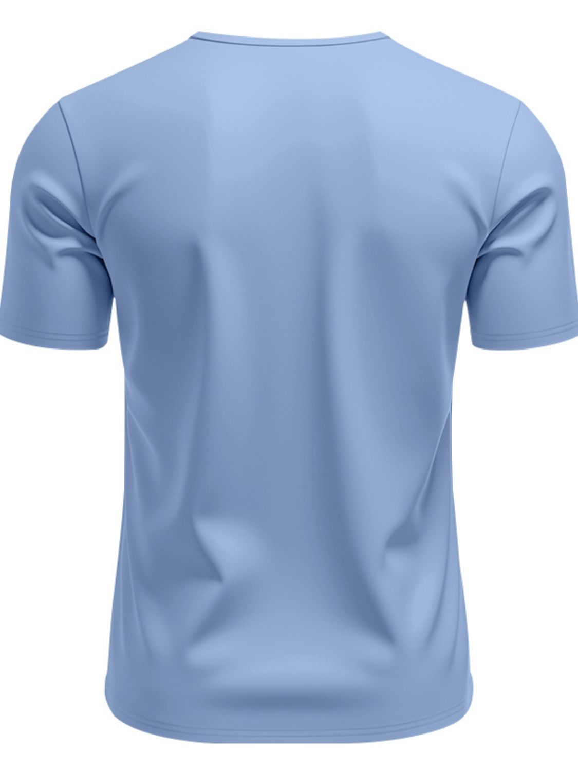 Men's Full Size Short Sleeve T-Shirt Plus Size