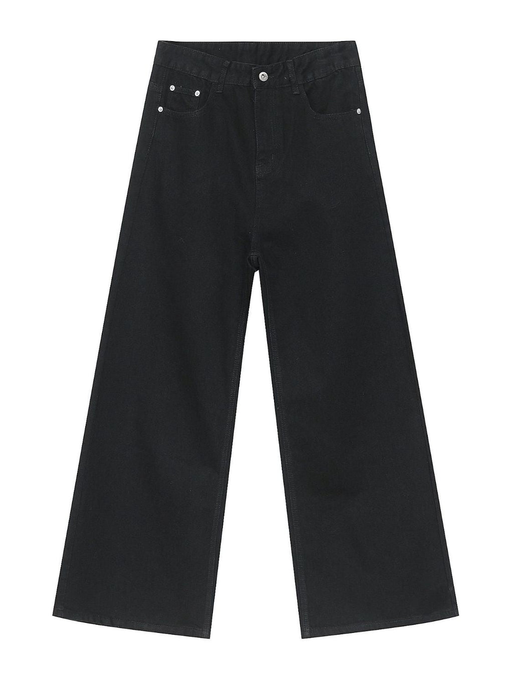 Men's Mid Rise Wide Leg Jeans
