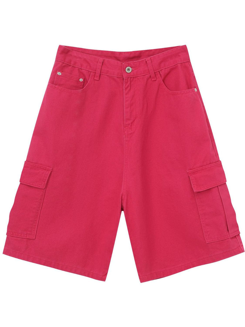 Men's Mid Rise Denim Shorts with Cargo Pockets