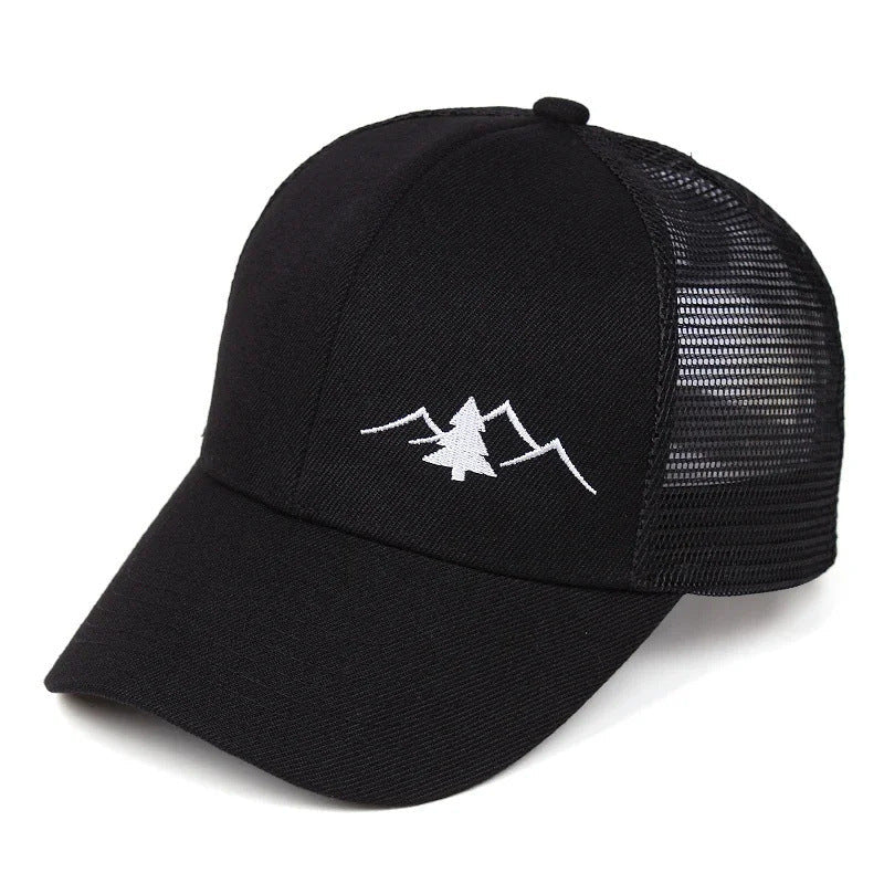 Outdoor Trucker Embroidered Baseball Cap Men