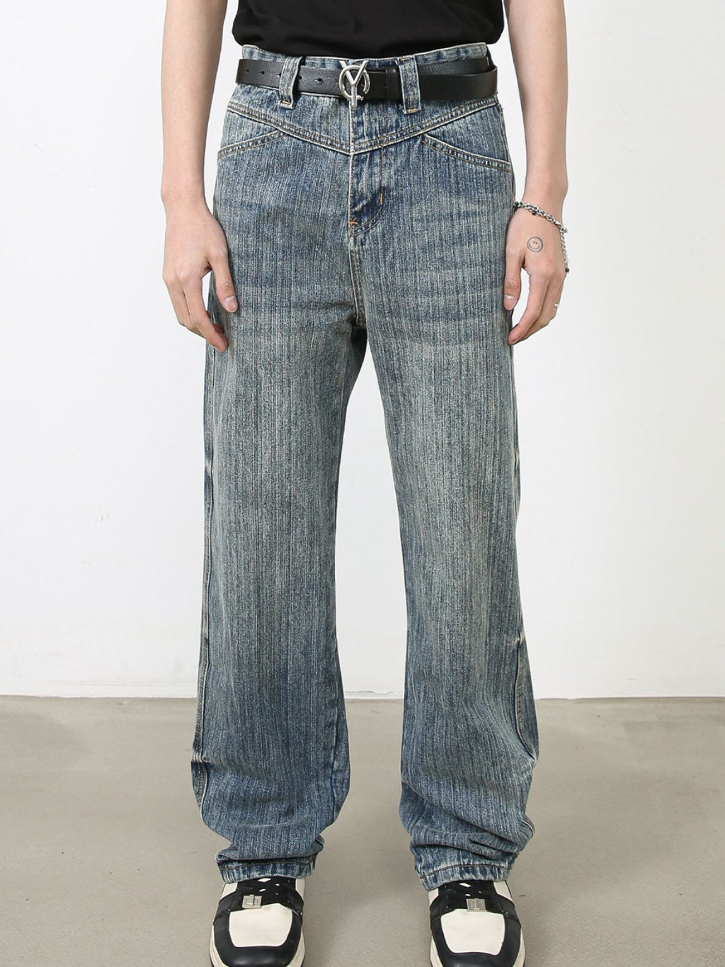 Men's Baggy Jeans with Pockets