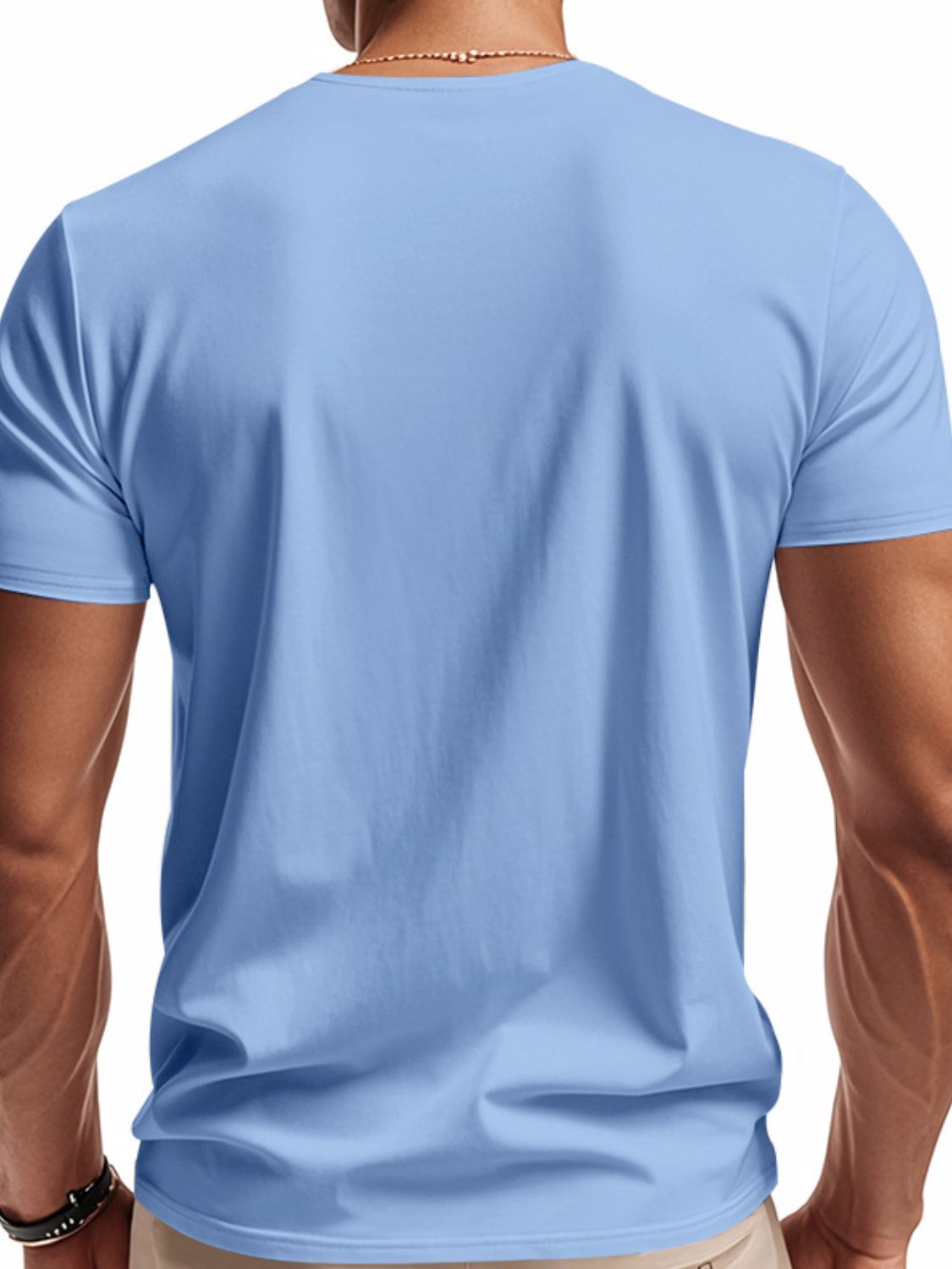 Men's Full Size Short Sleeve T-Shirt Plus Size