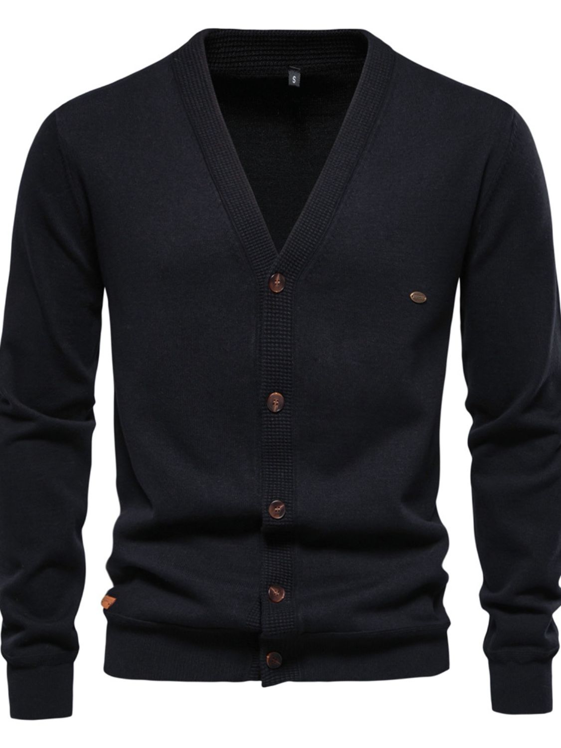 Men's Button Down V-Neck Cardigan