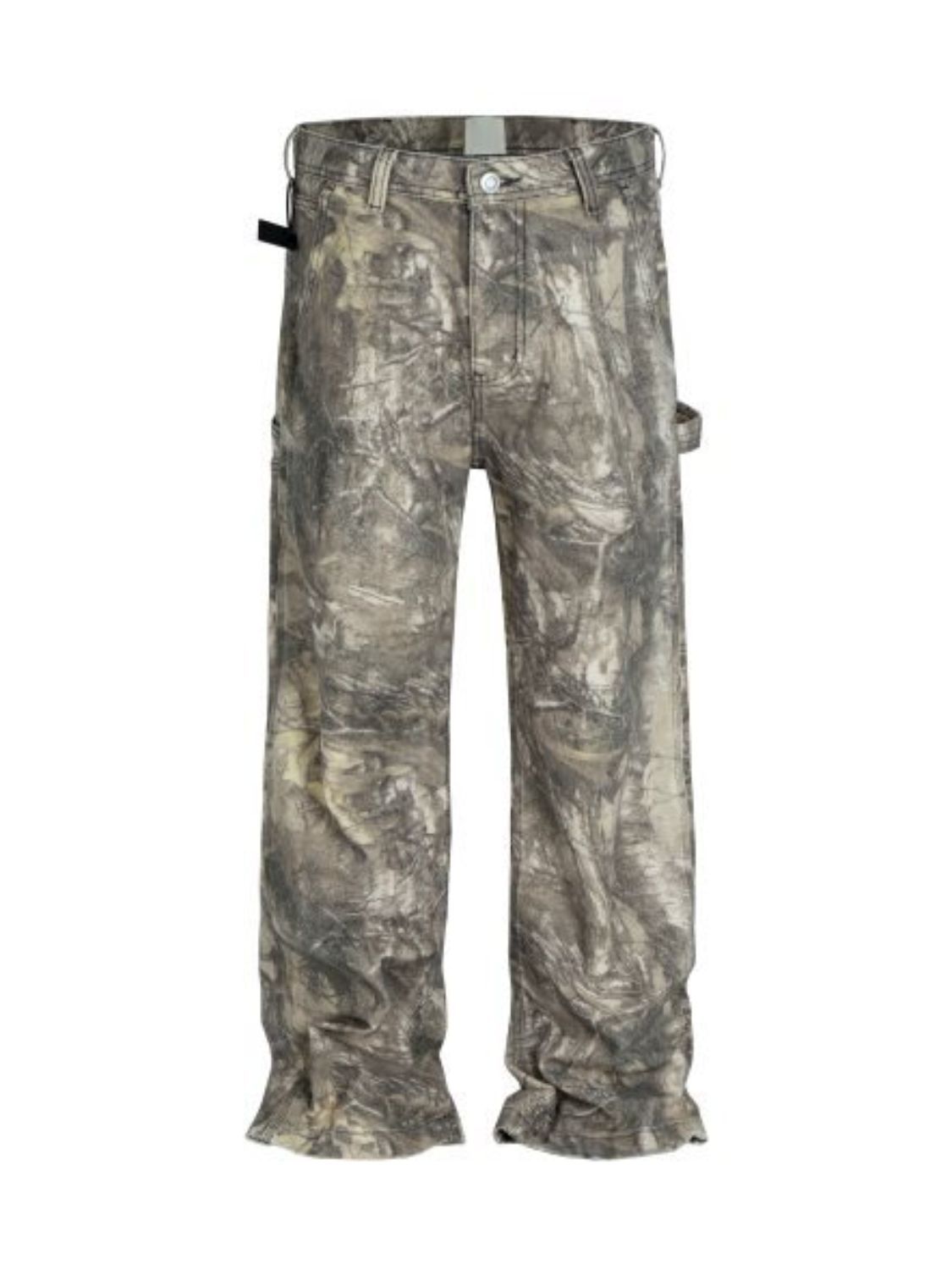 Men's Twig Camouflage Distressed Jeans