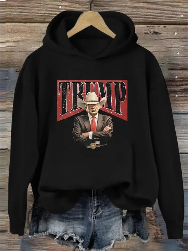 Women'S Casual Hoodie With Rib-Knit Collar - Knit Fabric Hooded Sweatshirt With Lettering, Graphic Print, And Various Patterns For Fall Winter