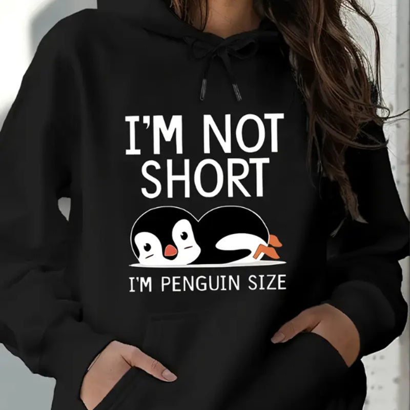 Women's Long Sleeved Casual Printed Hoodie