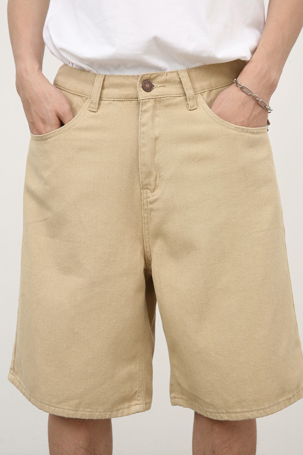 Men's Mid Rise Denim Shorts