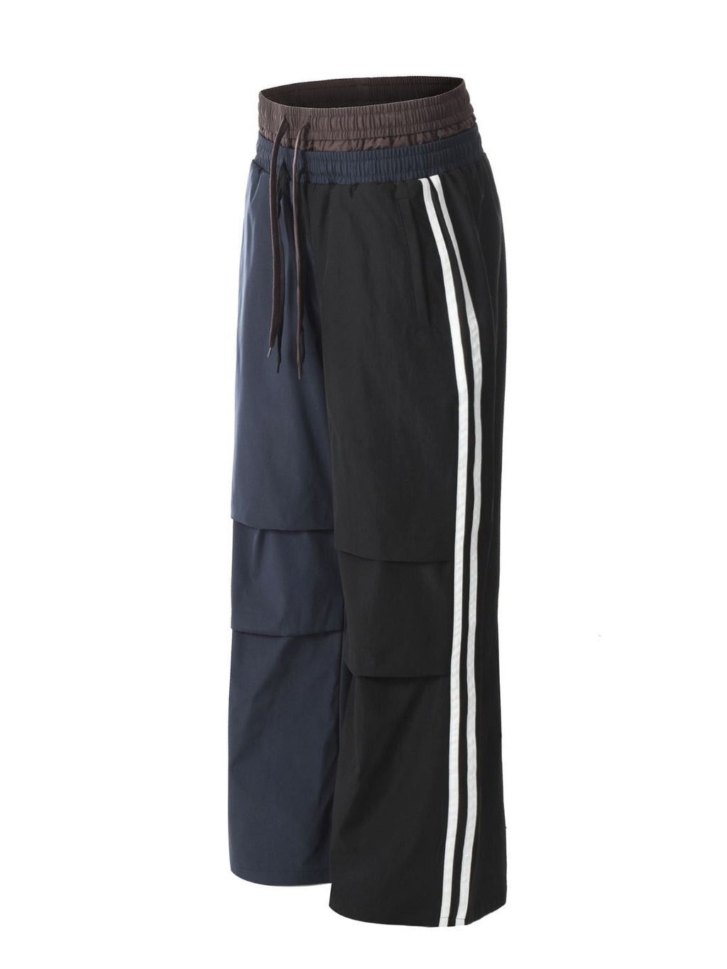 Men's Double-Waisted Straight-Leg Cargo Pants