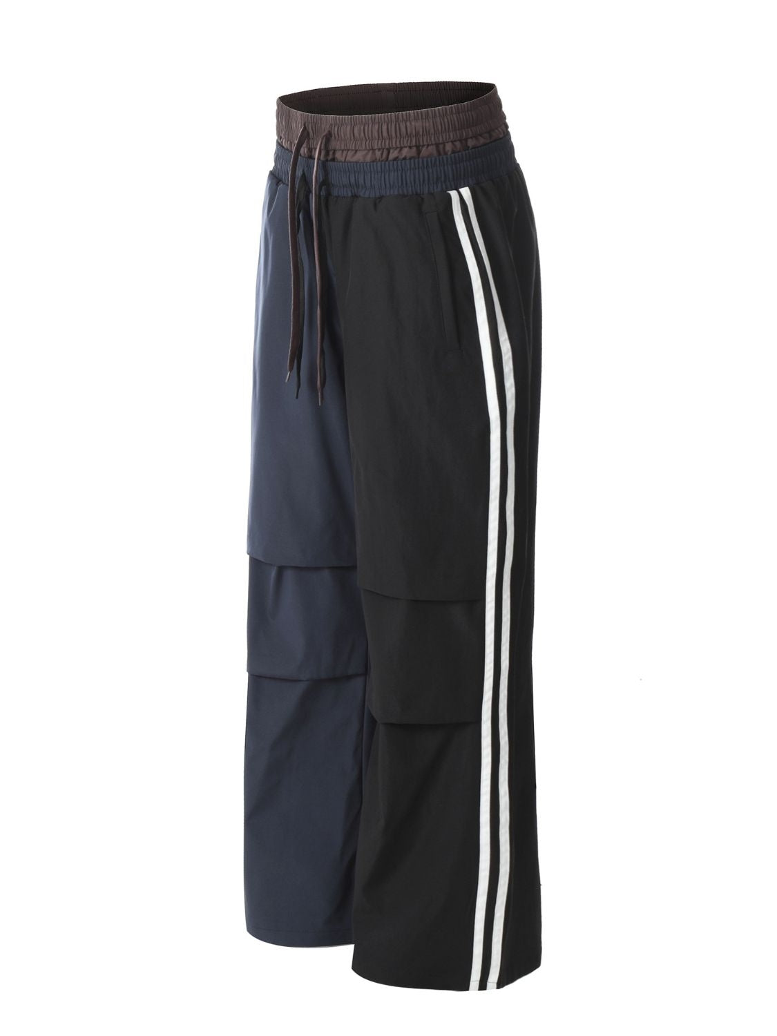 Men's Double-Waisted Straight-Leg Cargo Pants
