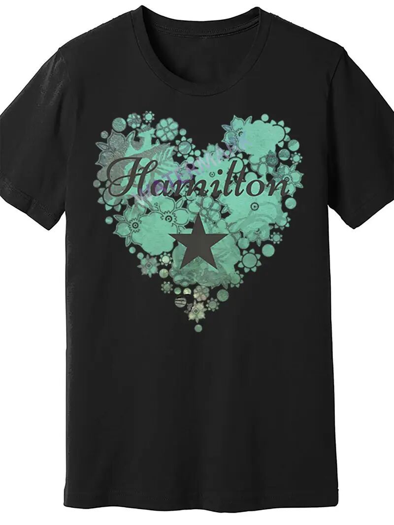 Women's Graphic T-Shirt - Black Printed Short Sleeved Top