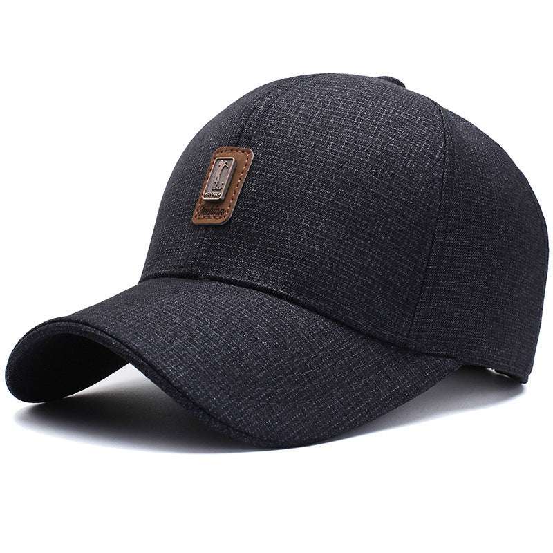 Hat Men's Fashion Plaid Casual Baseball Cap Women's
