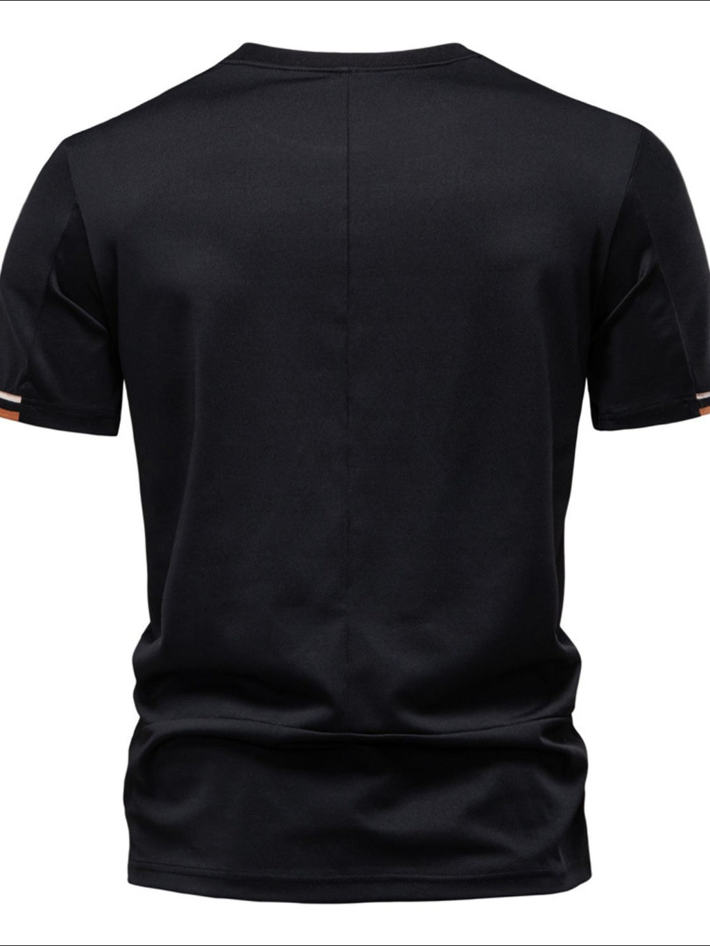 Men's Embroidered Round Neck T-Shirt