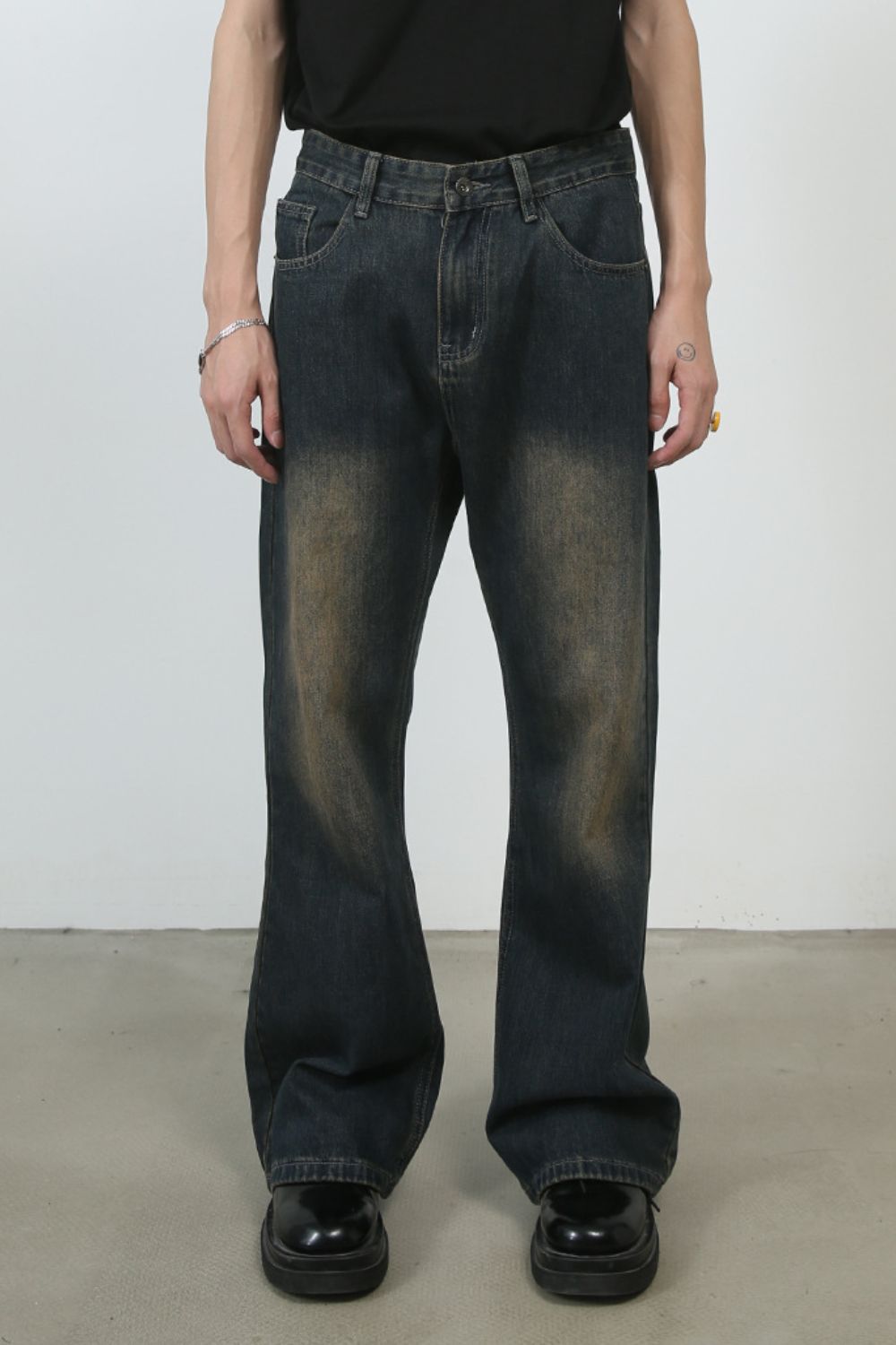 Men's Bootcut Baggy Jeans